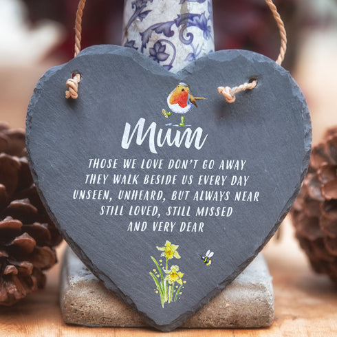 Mum Slate Heart